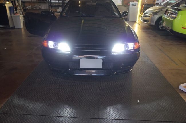 R32スカイラインのオーディオ入れ替え他LED作業 R32スカイラインのオーディオ入れ替え他LED作業