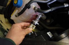 FIAT パンダのヘッドライト他LED化施工 ヘッドライトはH4ですが裏カバーがあるので普通のLEDバルブは使えません。オールインワンのファン付きバルブを使用します。