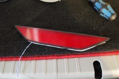 30G'sプリウスのテールバックフォグランプ加工~ ダミーカバーを外して加工しました。なかなかの仕上がり。これだけでも販売できそうですね。