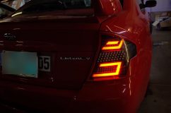 レガシィ ブリッツェンのヘッドライト&テールランプ改善~ 爆光仕様に。電球タイプのLEDにしたので、後々交換することも可能です。