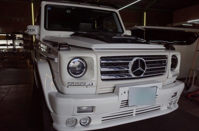 Mercedes ゲレンデのテールランプ交換 Mercedes ゲレンデのテールランプ交換