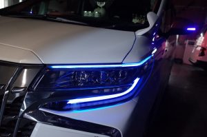 ３０後期アルファード（３眼ヘッド）NeoPixel加工～