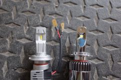 シトロエン C3のLED化とドライブレコーダー取り付け~ 今回使用する商品は、当店のバルブと比べるとLEDはCREE製が採用されていますね。ちなみに当店のバルブはPhilips製です。