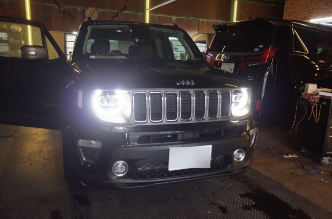 JEEP レネゲードのドライブレコーダー取り付け JEEP レネゲードのドライブレコーダー取り付け