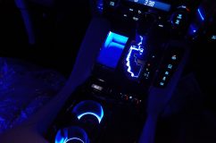 30アルファードのアンビエントライト施工 ドリンクホルダーやシフトゲートも仕込みました。