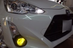  LEDは当店の商品を使いました。 きれいなレモンイエローです。 