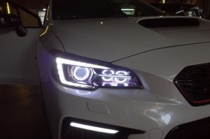 レヴォーグヘッドライト加工＆コンバート（前期→後期）