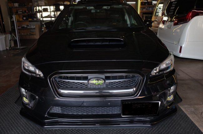 レヴォーグのダミーダクトイルミ施工 レヴォーグのダミーダクトイルミ施工