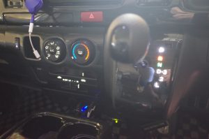 ハイエースのスピードメーターLED打ち替え AFTER
