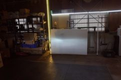 D4キセノンヘッドライトのLEDコンバート化 もともとのHIDです。ピークの部分でもかなり薄暗い印象です。