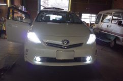  フォグランプも同じメーカーのLEDで交換したので、色もぴったりです 