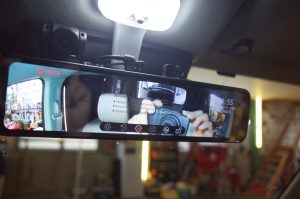 エブリィのエアコンパネルLED打ち替えと前後ドライブレコーダー取り付け