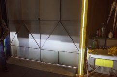 200系クラウンのヘッドライト加工 ヘッドライトはLED化しました。