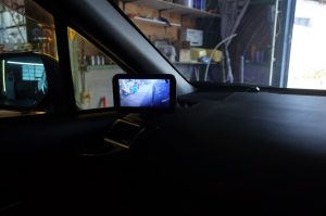 レヴォーグのサイドカメラモニター取り付け