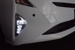 50系プリウスのフォグランプ追加と内装パネルのLED打ち替え