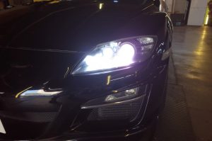 RX-8のヘッドライトをとにかく明るくしたい！！