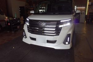 ルーミーのデイライトLED強発光加工～