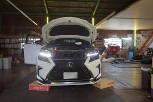 レクサスRXのデイライト高輝度加工