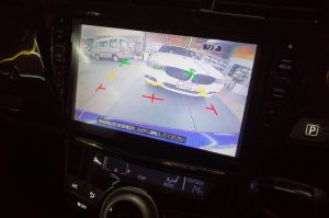 プリウスαのバックカメラ交換とインパネLED打ち換え