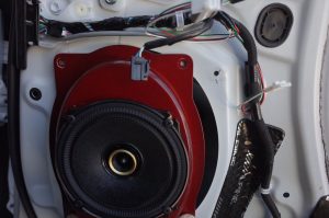 30後期アルファードのスピーカー交換＆デッドニング作業