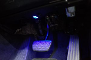 レクサスのアンビエントライト＆フットライト色替え