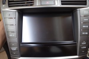 LEXUS LSのオーディオパネルLED修理