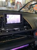 導光パネル交換修理後、鮮明な地図が表示され本来の色を取り戻したレクサスCT200hのナビ画面