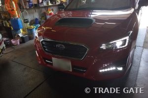 レヴォーグのスピードメータ・エアコンパネルをLED打ち換え