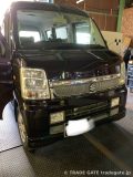 来店時のスズキ エブリィワゴン。フロントから見た車両全体。