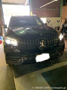 メルセデスGLS(X167) 右ヘッドライトウィンカー不点灯修理
