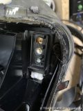  LEDユニットの損傷も深刻な状態でした。 