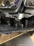 ヘッドライト内部の構造と配線、QRコードのような部品