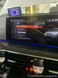 BMW 5シリーズ G30の車内モニター。デイライトの設定項目を確認している様子。