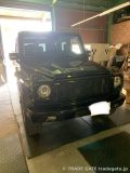 Mercedes Gクラスの全体像、ワークスペースに停められている施工前の状態
