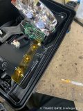 50系プリウスのフォグランプをLED化&イエロー化 フォグの下のデイライトはフィルムを貼ってイエロー化します。