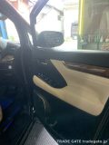 ドア内張を取り外したドア側の内部構造と窓ガラス周辺