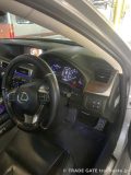 レクサスGSの運転席側内装、ハンドルとメーター、ダッシュボード