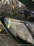 ジャガーXFのヘッドライトレンズ割れと板金修理 見た目上はレンズだけの損傷に見えましたが